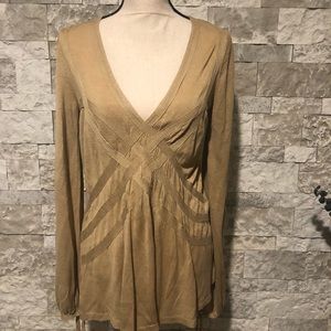 Escada sport beige top sz M